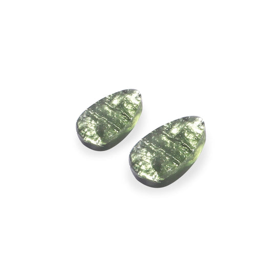 Everglade Textured Pebble Shiny Stud Earrings | The Jewellery Stop