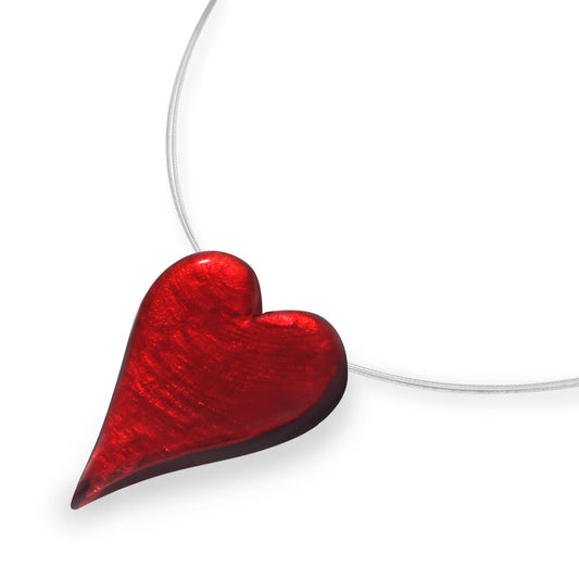 Red Cupid Shiny Pendant | The Jewellery Stop