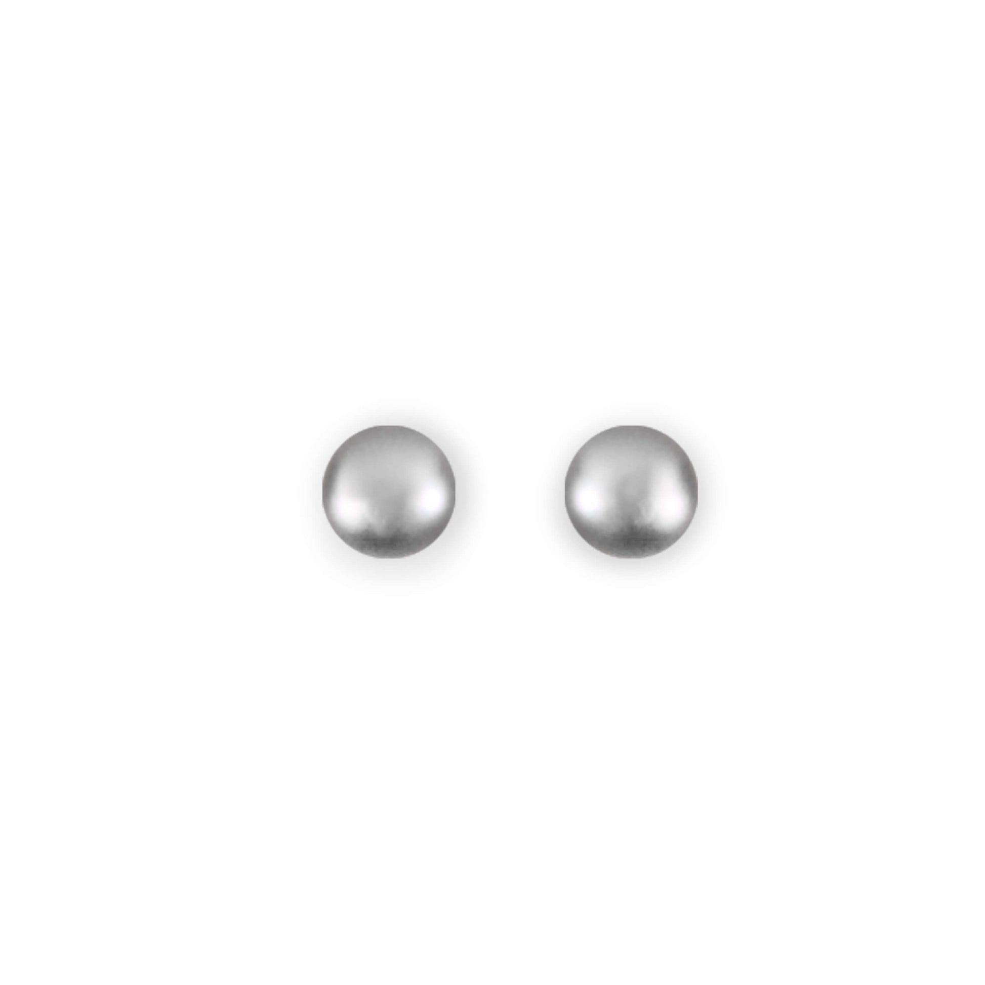 Silver Freshwater Pearl 5mm Stud Earrings | The Jewellery Stop