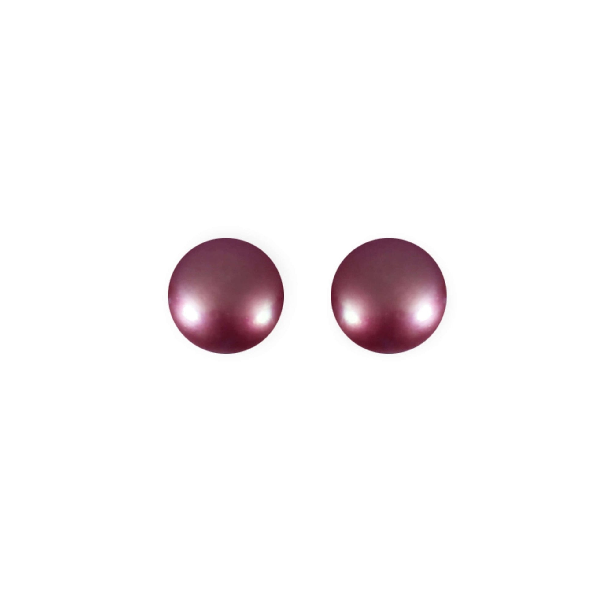 Rose Freshwater Pearl 7mm Stud Earrings | The Jewellery Stop