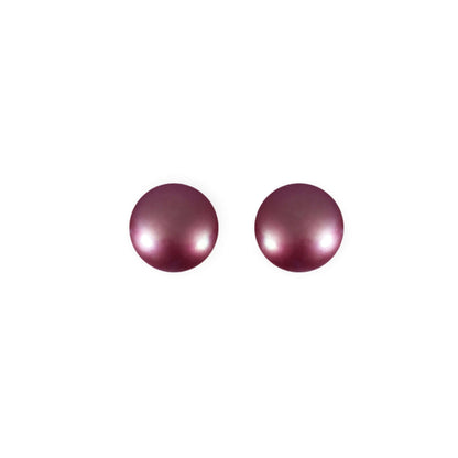 Rose Freshwater Pearl 7mm Stud Earrings | The Jewellery Stop