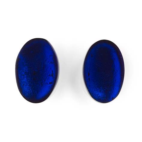 Midnight Classic Ovals Stud Earrings | The Jewellery Stop