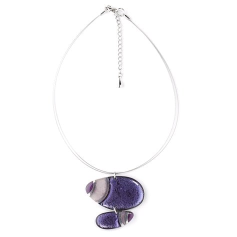 Purple Beach Double Pendant | The Jewellery Stop