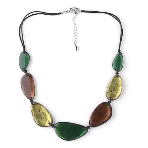 Green Eclectic Classic Necklace