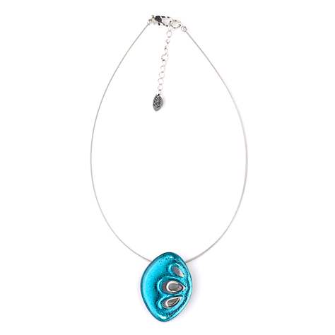 Turquoise Classic Splash Pendant | The Jewellery Stop