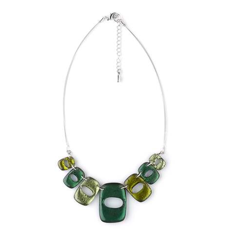 Green Cat Eye Necklace