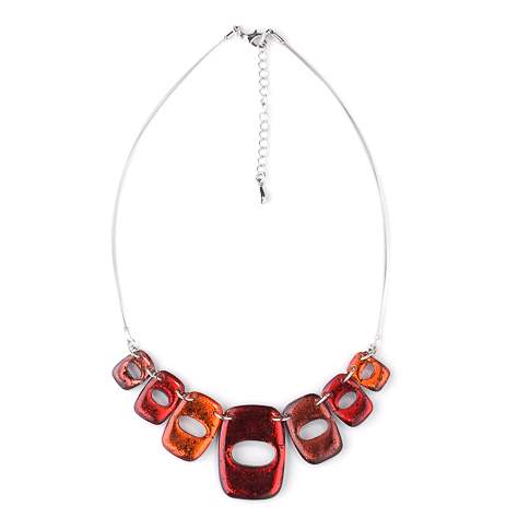 Red Cat Eye Necklace