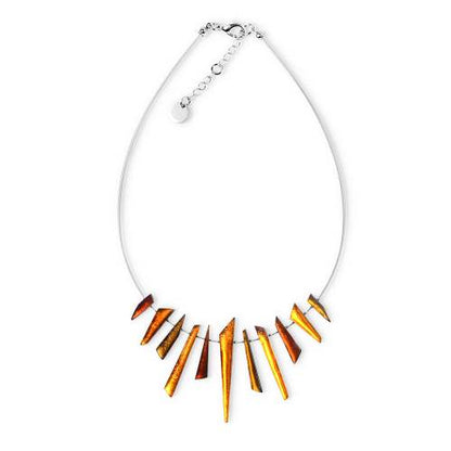 Mustard Icicle Necklace