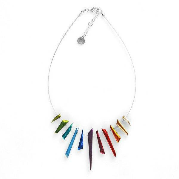 Rainbow Icicle Necklace