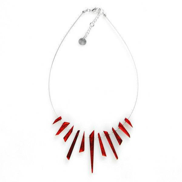 Scarlet Icicle Necklace