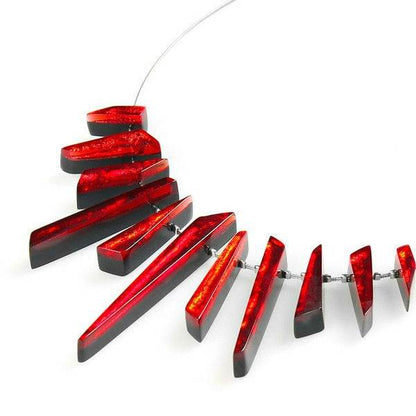 Scarlet Icicle Necklace