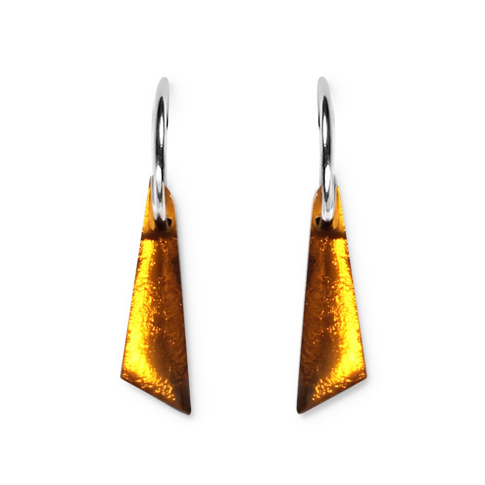 Mustard Icicle Creole Earrings | The Jewellery Stop