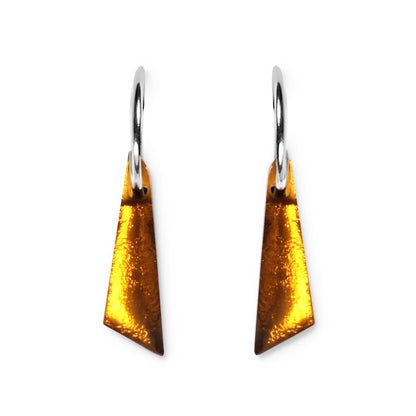 Mustard Icicle Creole Earrings | The Jewellery Stop