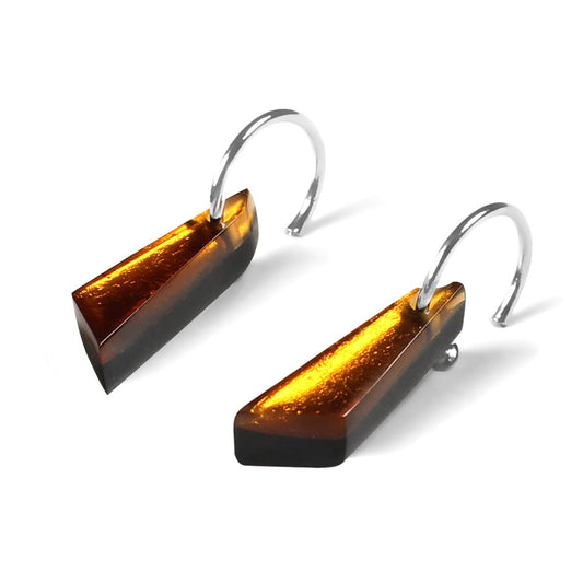 Mustard Icicle Creole Earrings | The Jewellery Stop