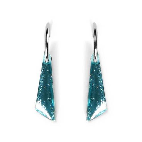 Ocean Mist Icicle Creole Earrings | The Jewellery Stop