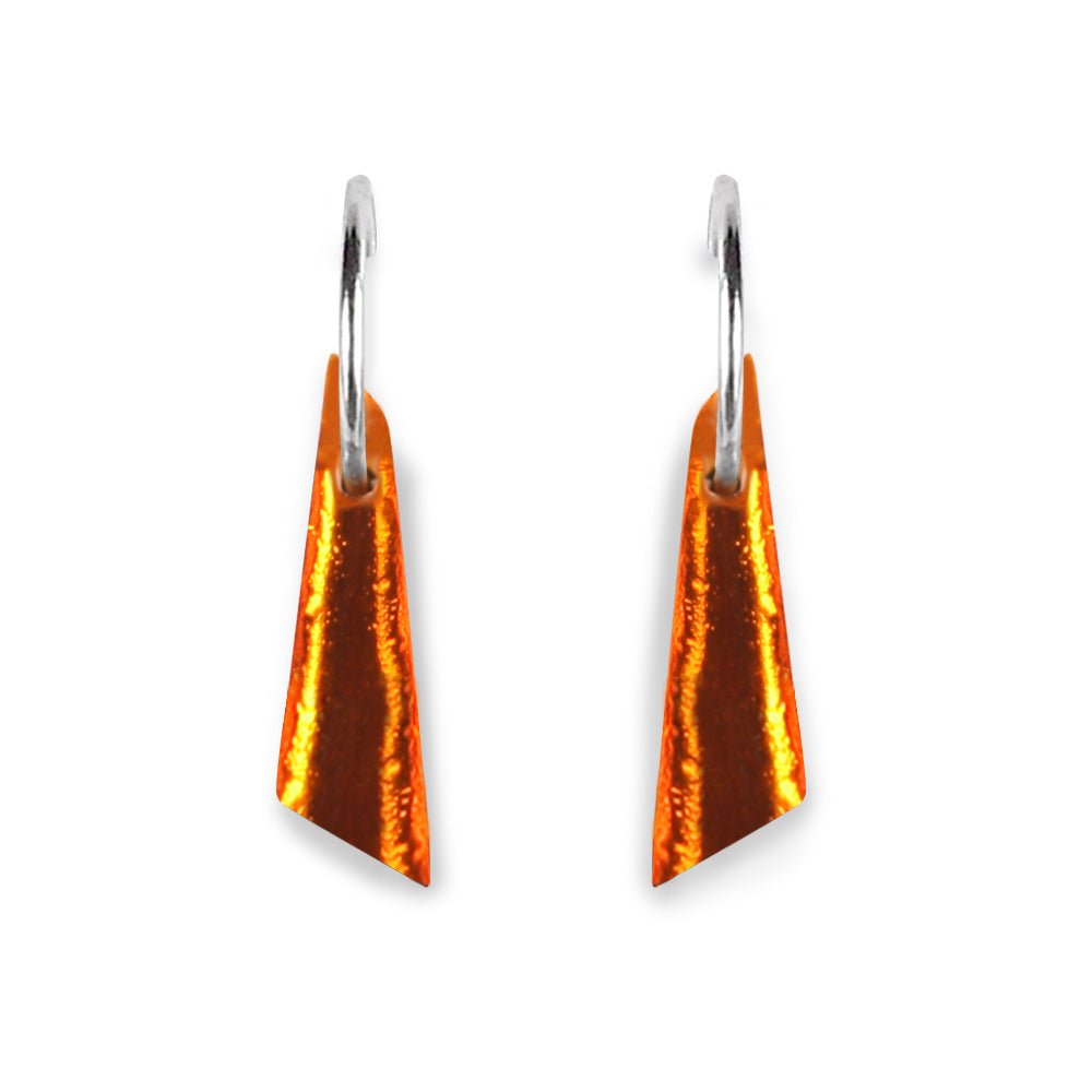 Paprika Icicle Creole Earrings | The Jewellery Stop