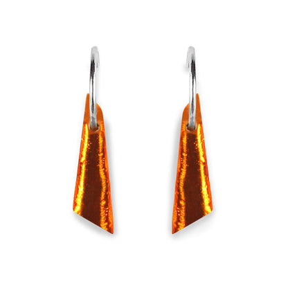 Paprika Icicle Creole Earrings | The Jewellery Stop
