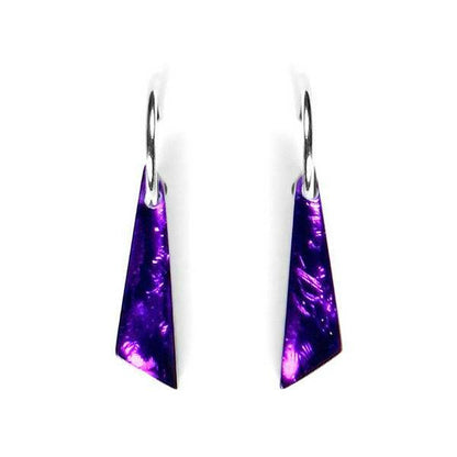 Peacock Icicle Creole Earrings | The Jewellery Stop