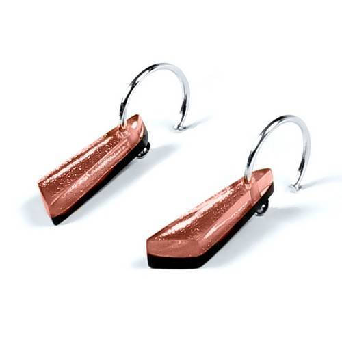 Rose Icicle Creole Earrings | The Jewellery Stop