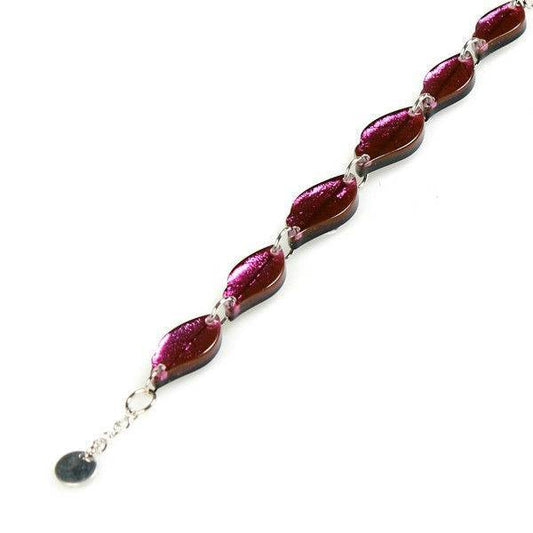 Berry Skeletal Leaf Bracelet | The Jewellery Stop