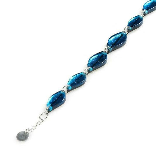 Turquoise Skeletal Leaf Bracelet | The Jewellery Stop