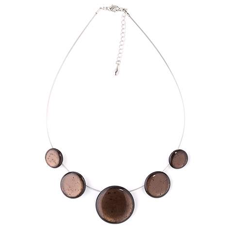 Chocolate Classic Round Necklace