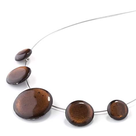 Chocolate Classic Round Necklace