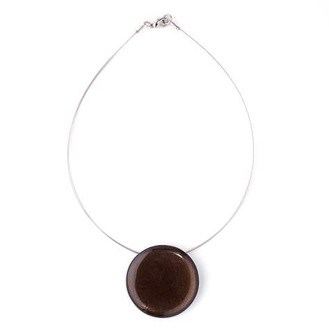 Chocolate Classic Round Pendant | The Jewellery Stop