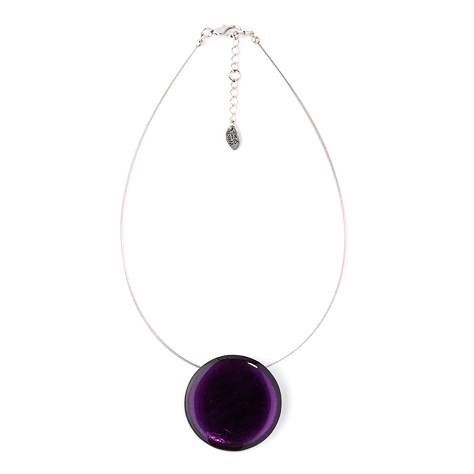 Purple Classic Round Pendant