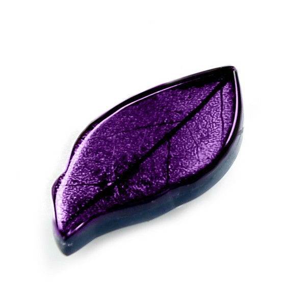 Purple Skeletal Leaf Brooch | The Jewellery Stop