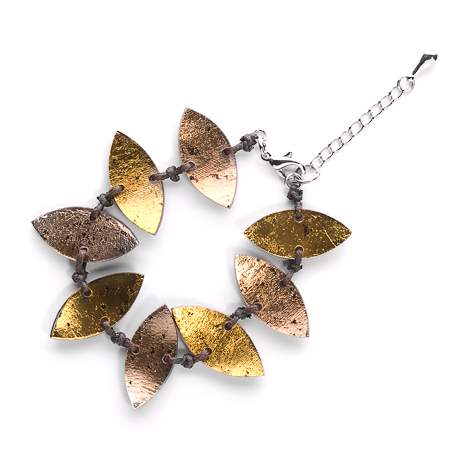 Gold Leaf Waterfall Bracelet | The Jewellery Stop