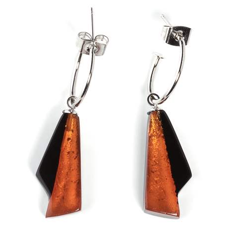 Paprika Deco Creole Earrings | The Jewellery Stop