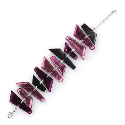 Fuchsia Deco Bracelet | The Jewellery Stop