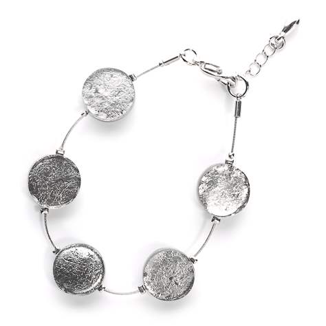 Black Discs Bracelet | The Jewellery Stop