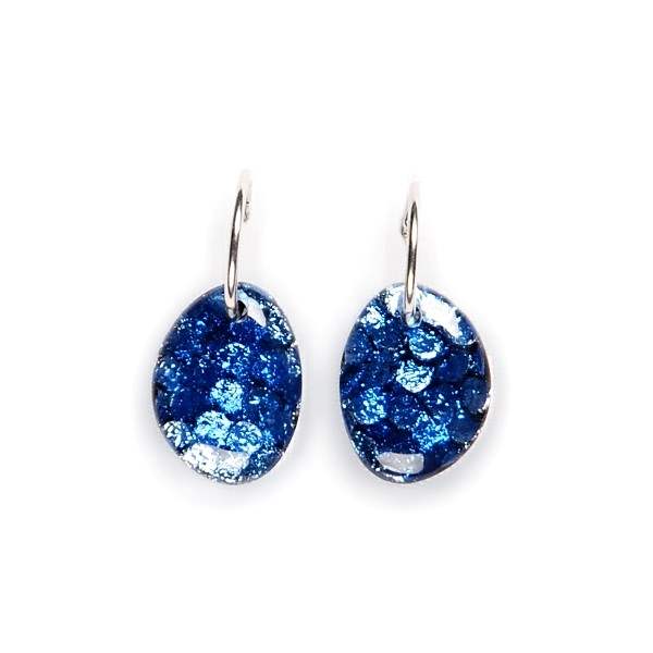 Blue Causeway Creole Earrings | The Jewellery Stop