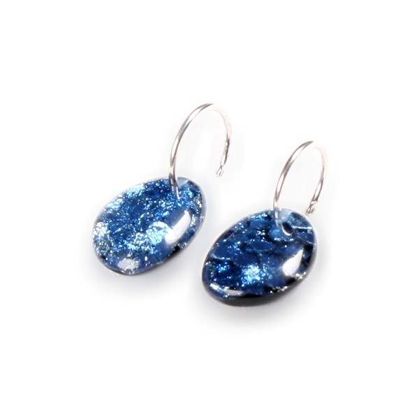Blue Causeway Creole Earrings | The Jewellery Stop