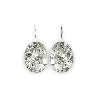 White Causeway Creole Earrings | The Jewellery Stop