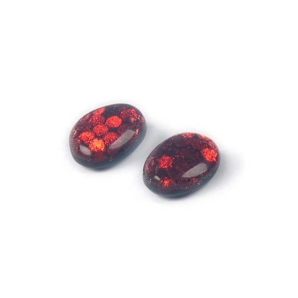 Red Causeway Stud Earrings | The Jewellery Stop