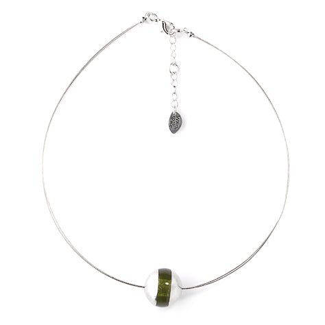 Green Pewter Balls Classic Pendant | The Jewellery Stop