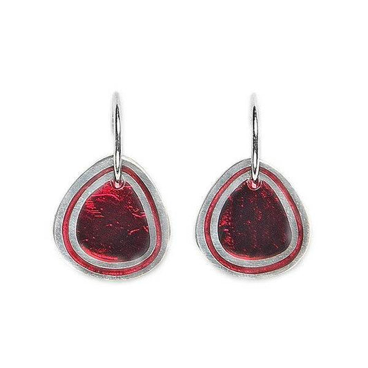 Berry Natural Eclectic Creole Earrings | The Jewellery Stop
