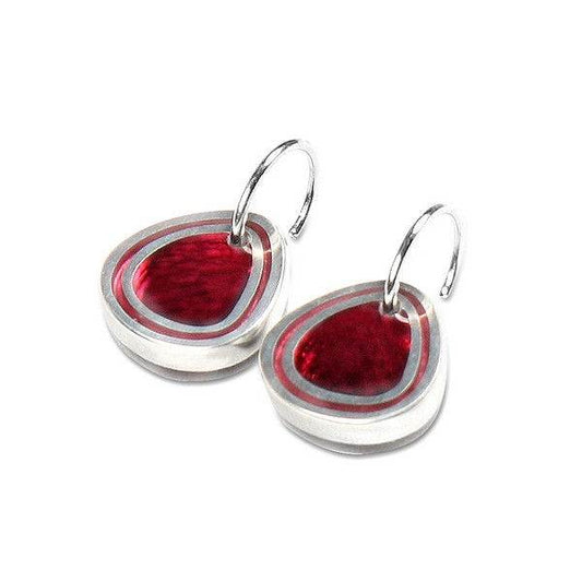 Berry Natural Eclectic Creole Earrings | The Jewellery Stop