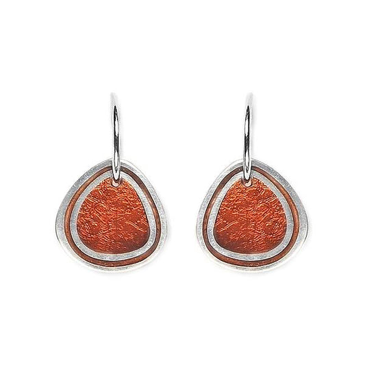 Brown Natural Eclectic Creole Earrings | The Jewellery Stop