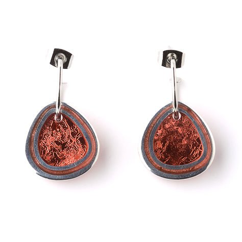 Coral Natural Eclectic Creole Earrings | The Jewellery Stop