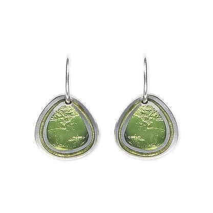 Moss Natural Eclectic Creole Earrings | The Jewellery Stop