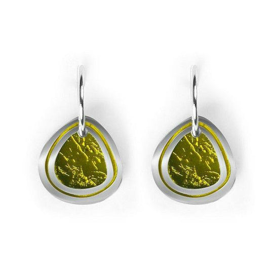 Olive Natural Eclectic Creole Earrings | The Jewellery Stop
