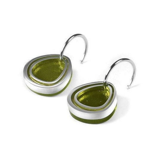 Olive Natural Eclectic Creole Earrings | The Jewellery Stop