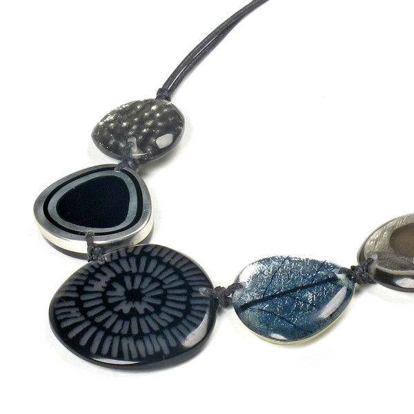 Black Natural Eclectic Necklace