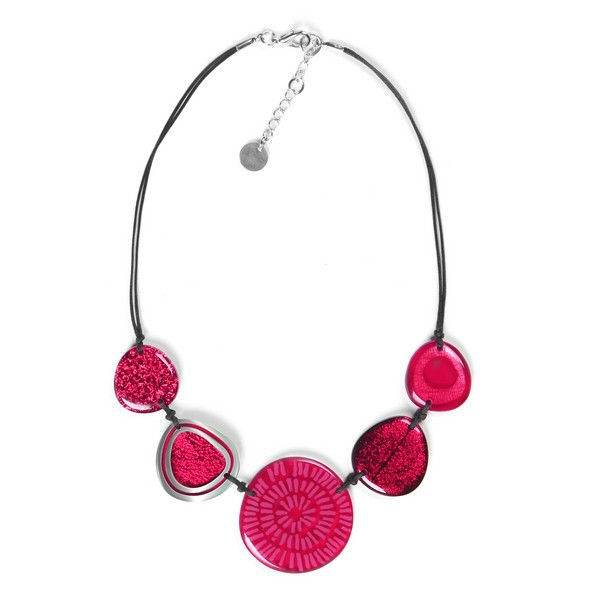 Pink Natural Eclectic Necklace