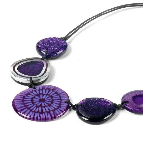 Purple Natural Eclectic Necklace