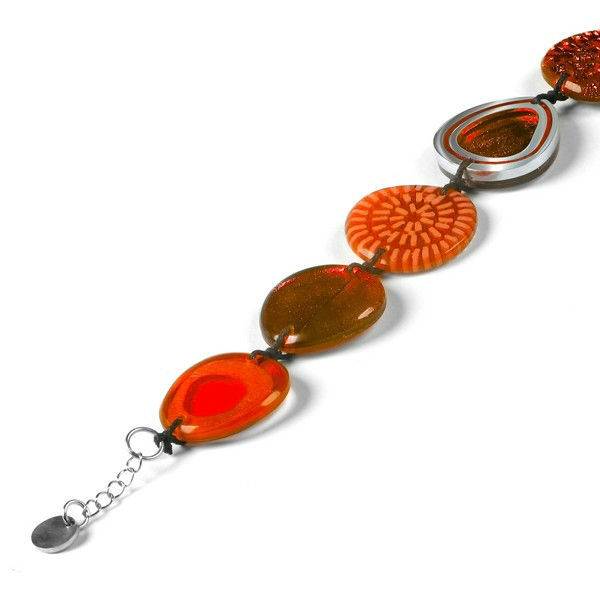 Orange Natural Eclectic Bracelet | The Jewellery Stop